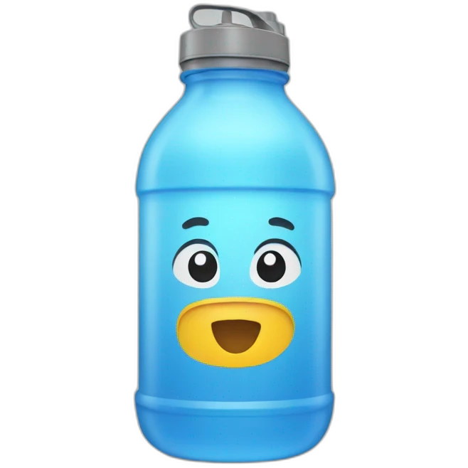 Water bottle emoji