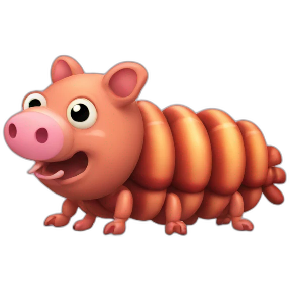 Centipede pig emoji