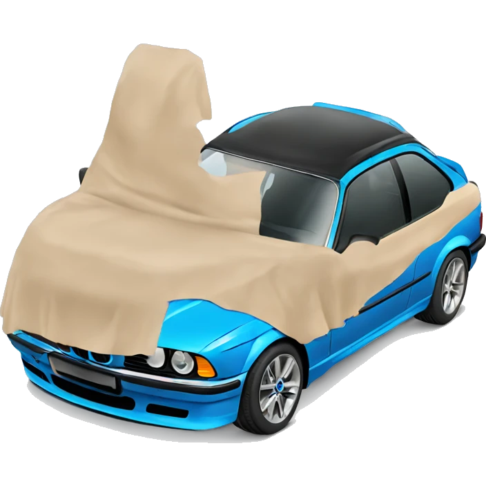 Blue bmw  emoji