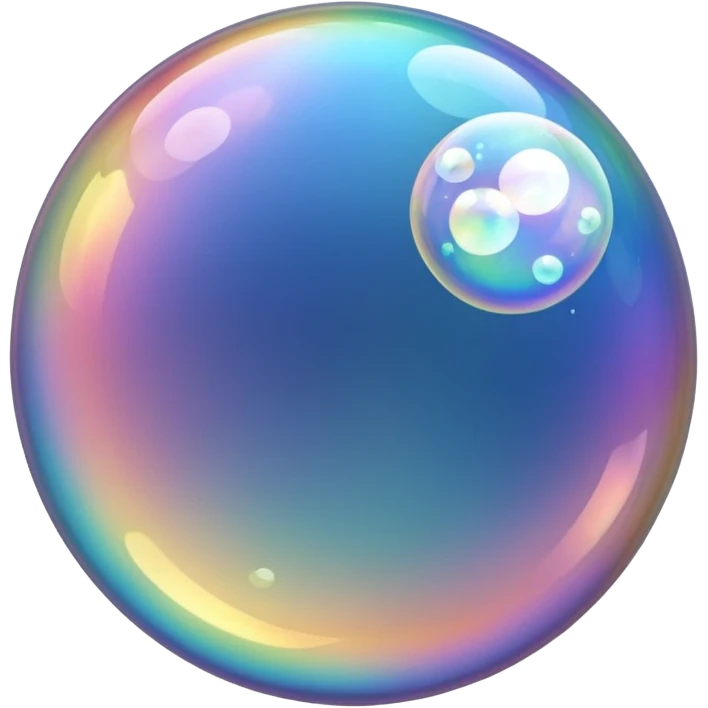 transparent soap bubble emoji