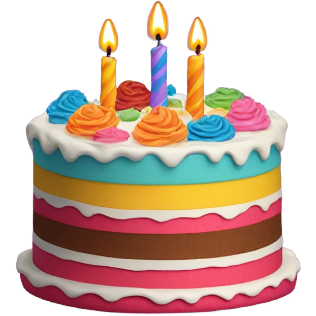 Happy birthday cake  emoji