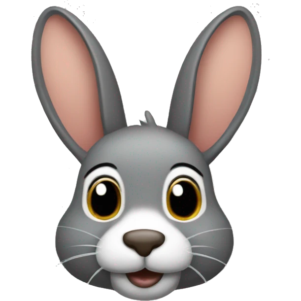 Conejo boca arriba  emoji