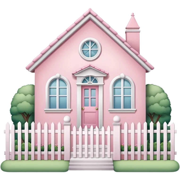 Pink home emoji