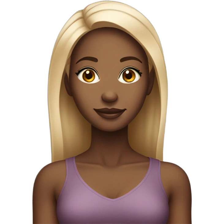 African American female emoji