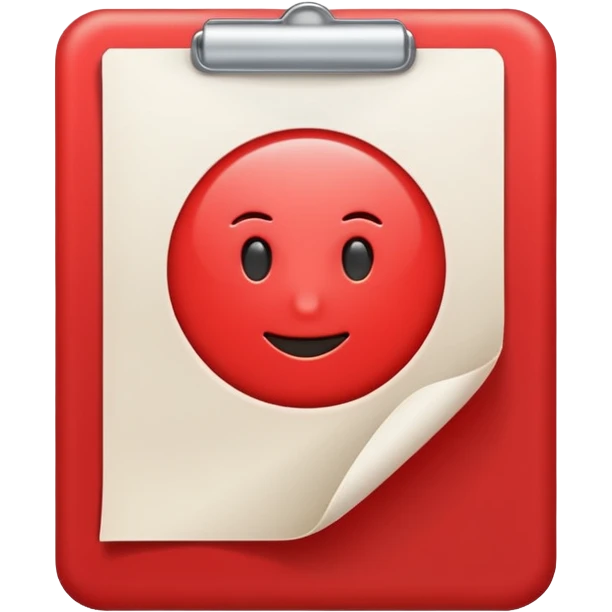 Document Verified Markl Check RED  emoji