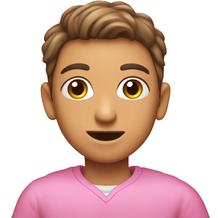 Corazón rosa clafo emoji