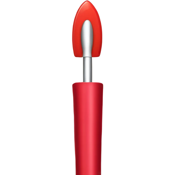 red mascara wand emoji