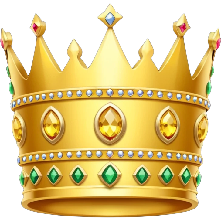 king crown, emoji