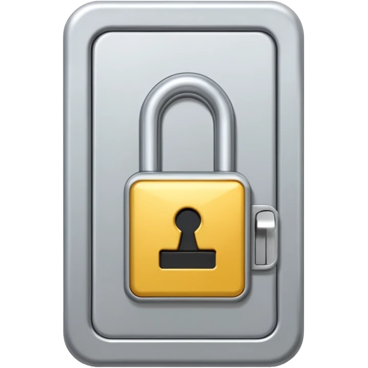 Keycard lock on a Door emoji