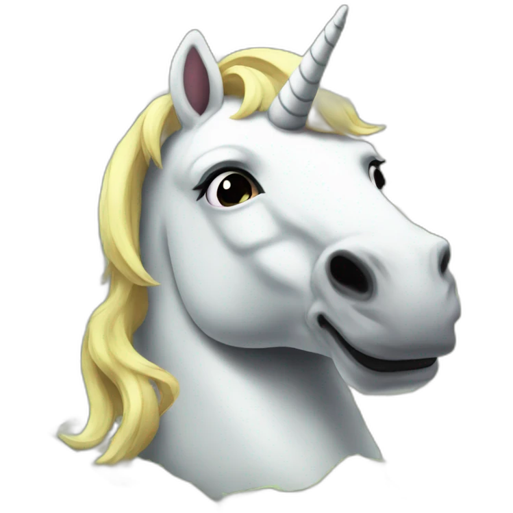 The money unicorn emoji