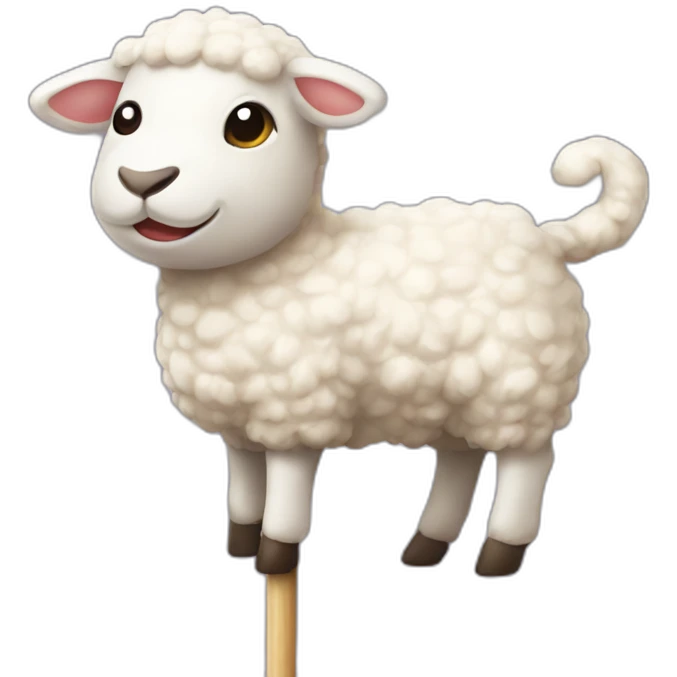 Lamb on a stick emoji