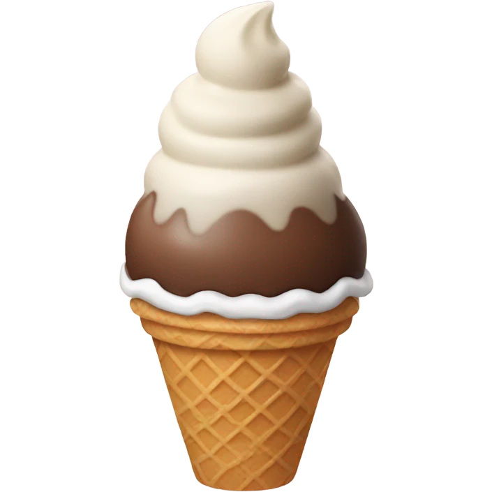 Ice cream cone emoji