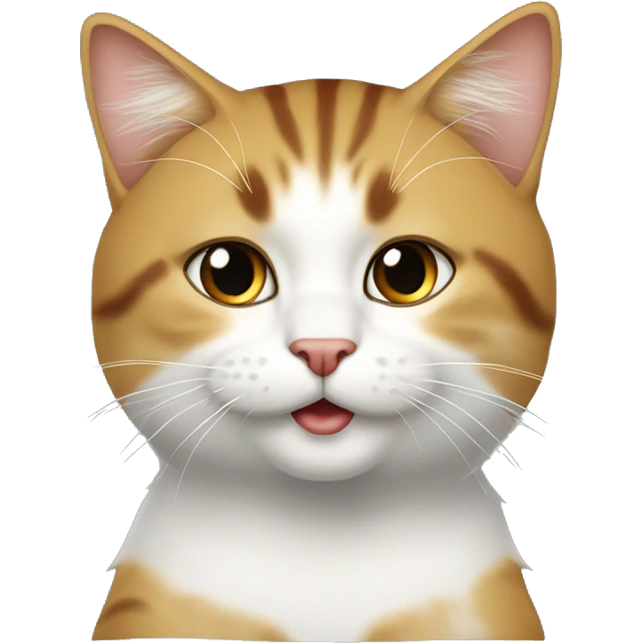 Котенок тайской породы сидит emoji