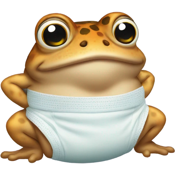 Toad in diapers emoji