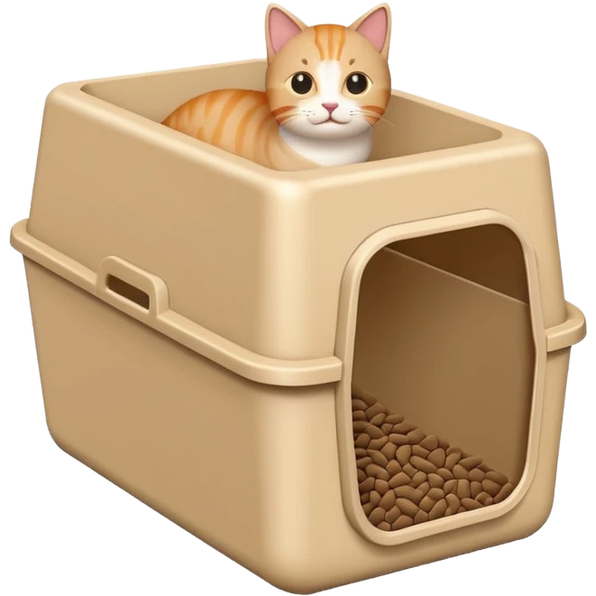cat litter box emoji
