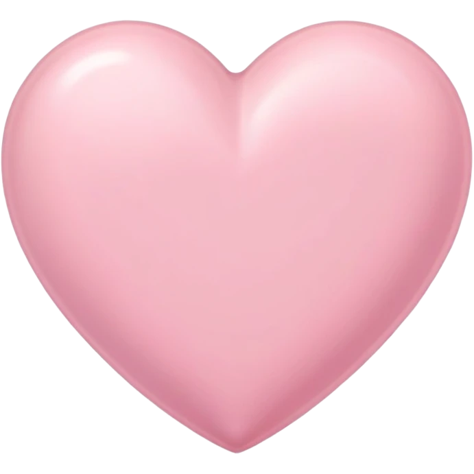 Cœur pastel rose emoji