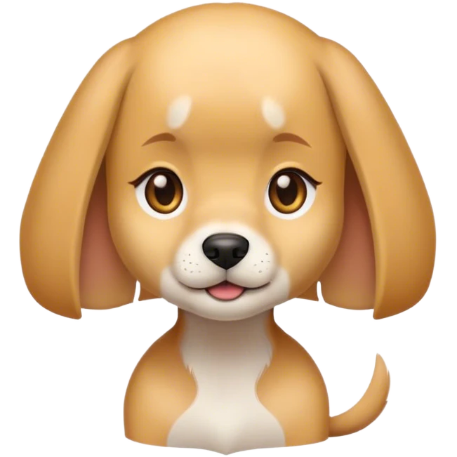 A dog girl emoji
