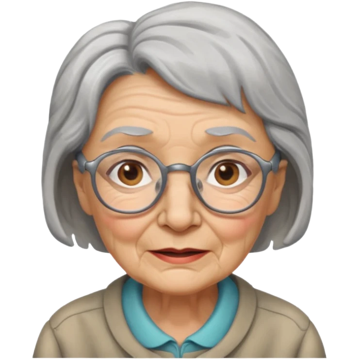 avó usandi oculos emoji