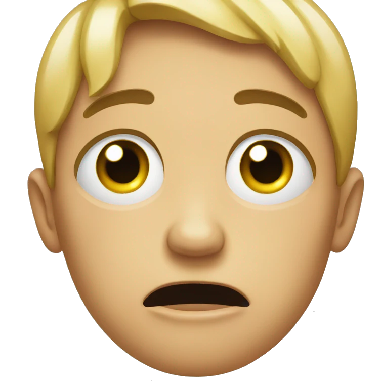 Crying face emoji
