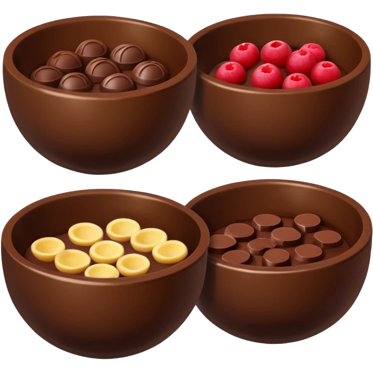 chocolate bowls emoji