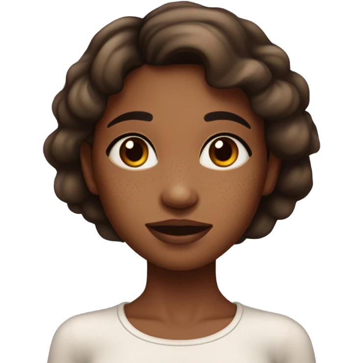 Hyperpigmentation girl emoji