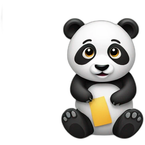 Panda coding emoji
