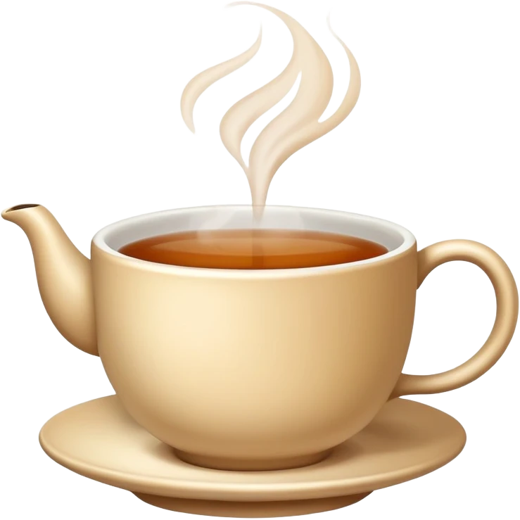 steaming cup of tea emoji