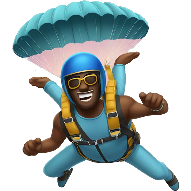 Pharaon skydiving  emoji