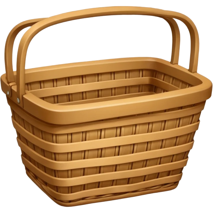 empty wicker basket emoji