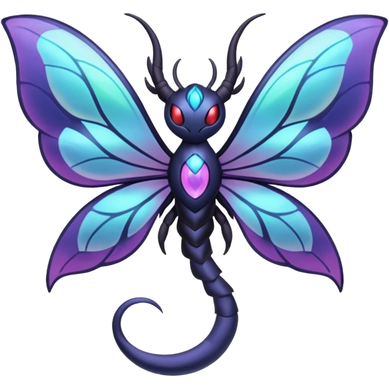 Venomoth-Yveltal-Lunala-Fakémon-hybrid-creature (full body)  emoji