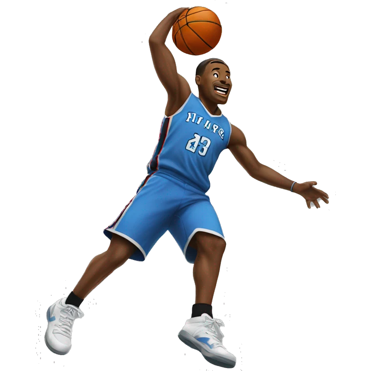 Basketball dunk emoji