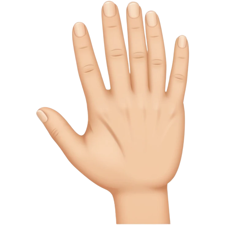 thumb between index and ring fingers emoji