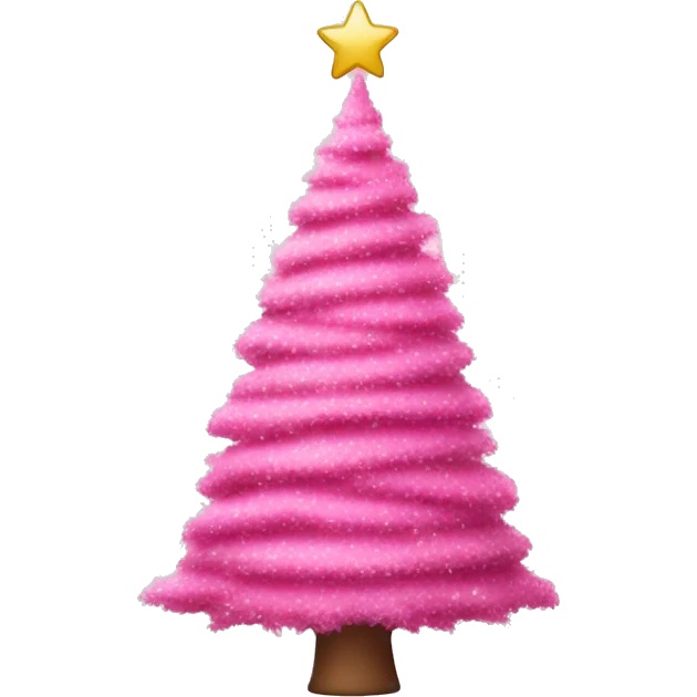 pink christmas tree emoji