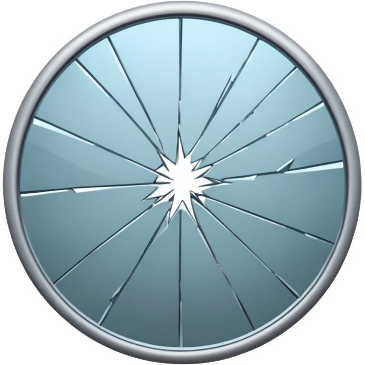 cracked mirror emoji