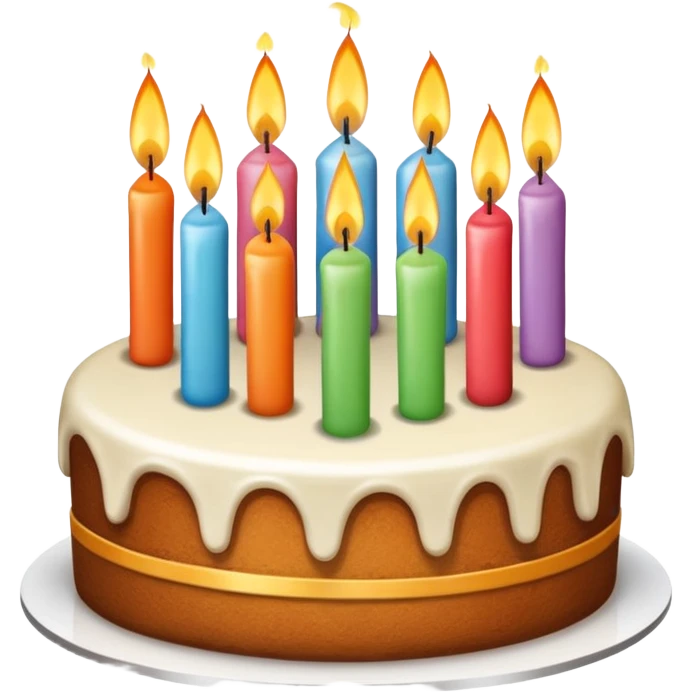 cake with six candles emoji