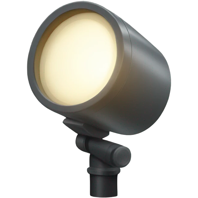 A large spotlight pointing up emoji