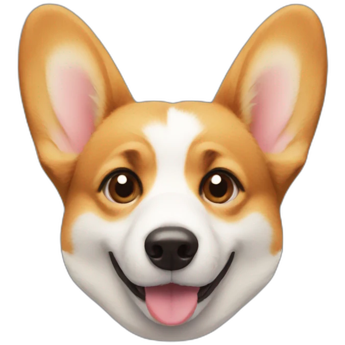 corgi face emoji