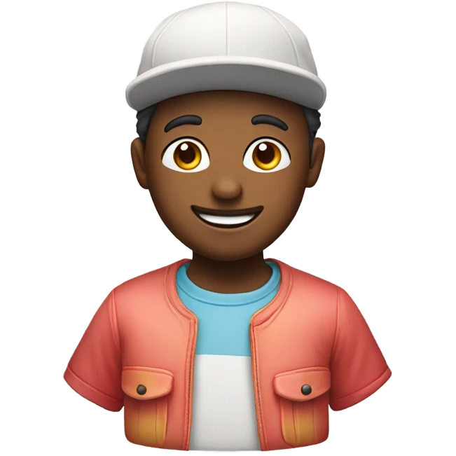 Cake that looks like a boy emoji
