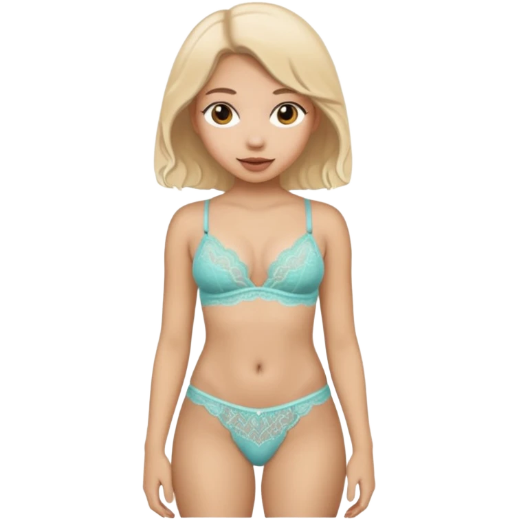 Girls with a thong
 emoji