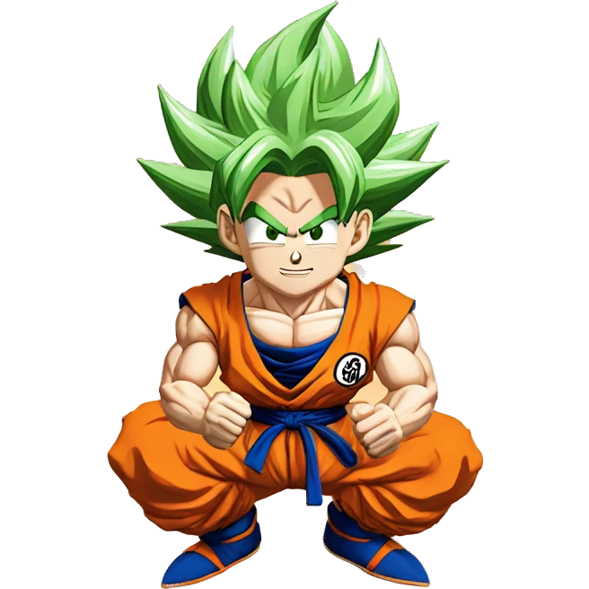 Goku de dragon ball z emoji
