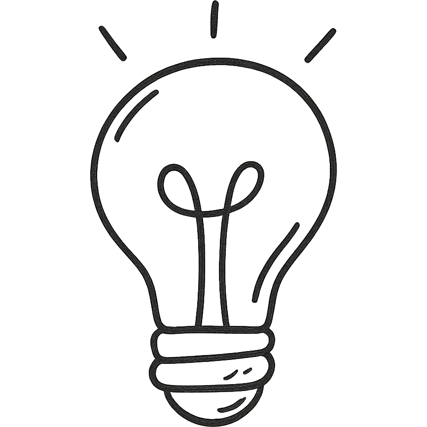 globo de luz, hand drawn icon style emoji