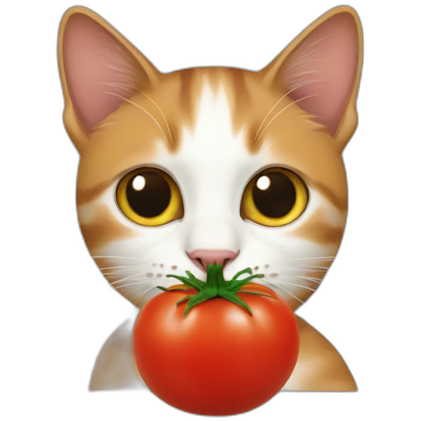 cat tomato emoji