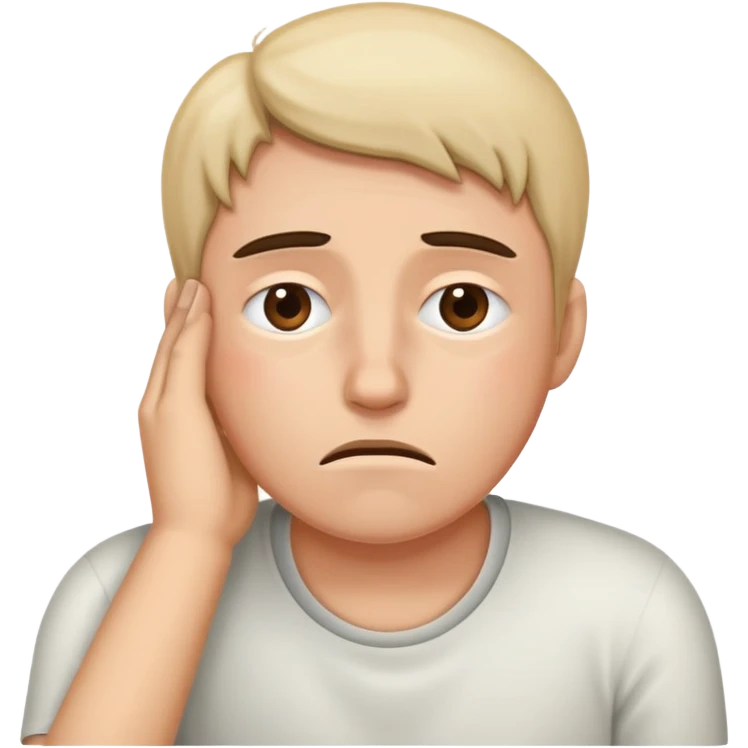 tired emoji