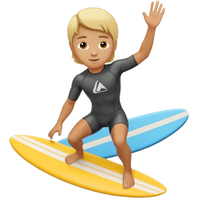 JJ Maybank surfing emoji