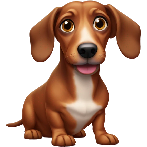Sausage dog  emoji