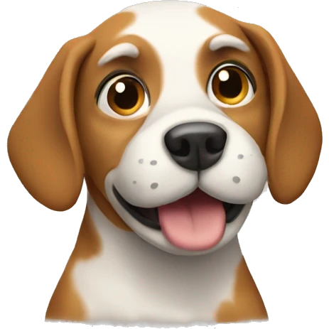 Dog driving  emoji