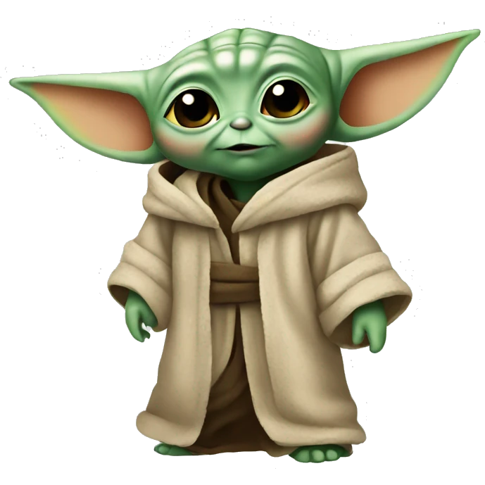 cute baby yoda emoji