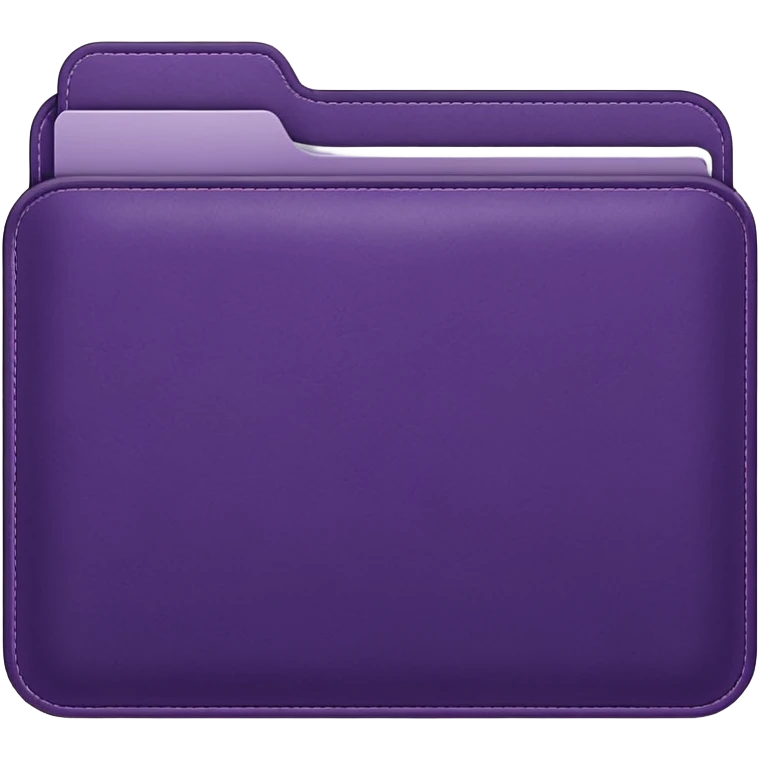 dark purple folder emoji