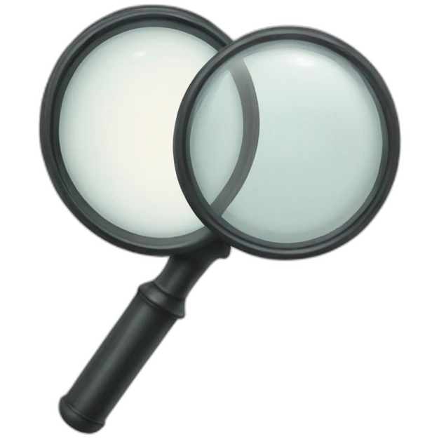magnifying glass emoji