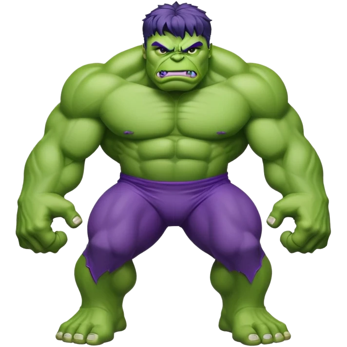 Purple hulk emoji